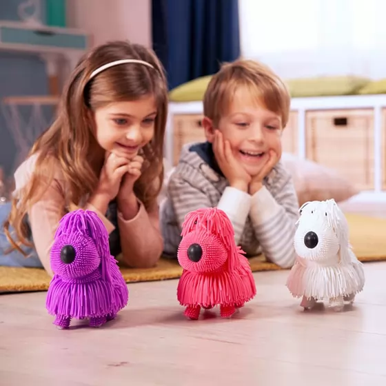 Интерактивная игрушка Jiggly Pup - Озорной щенок (розовый)