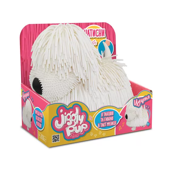 Интерактивная игрушка Jiggly Pup - Озорной щенок (белый)