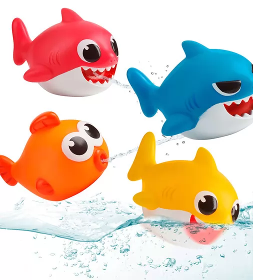 Набір іграшок-бризкунчиів BABY SHARK - Весела сім'я (3 шт.) - SFBT-1100_8.jpg - № 8