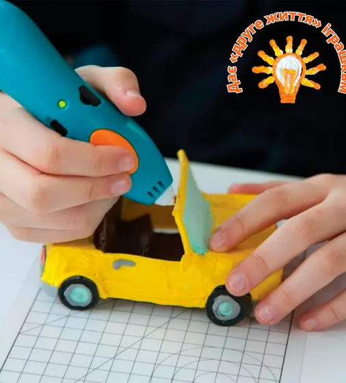 3D-ручка 3Doodler Start для дитячої творчості - Креатив (синя) - 9SPSESSE2R_7.jpg - № 7