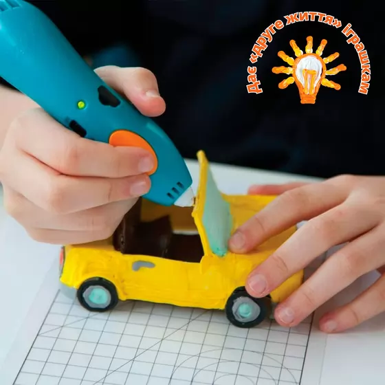 3D-ручка 3Doodler Start для дитячої творчості - Креатив (синя)