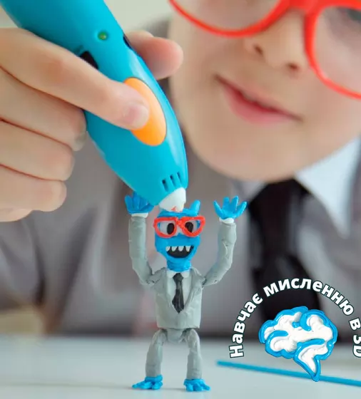 3D-ручка 3Doodler Start для дитячої творчості - Креатив (синя) - 9SPSESSE2R_5.jpg - № 5