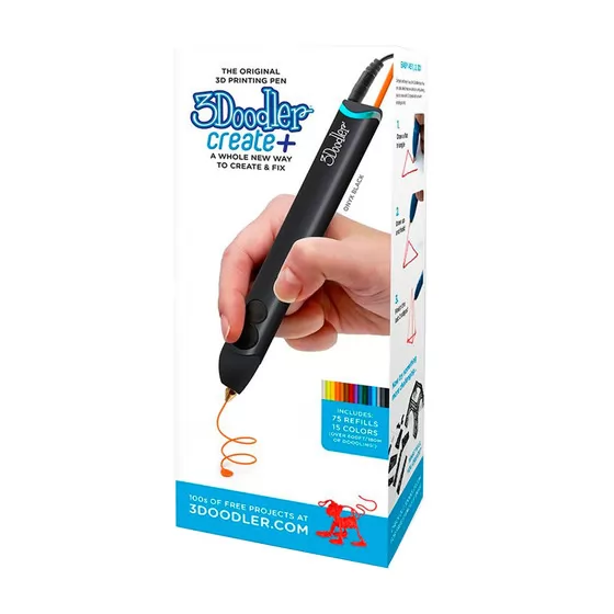 3D-Ручка 3Doodler Create Plus для професійного користування - Чорна