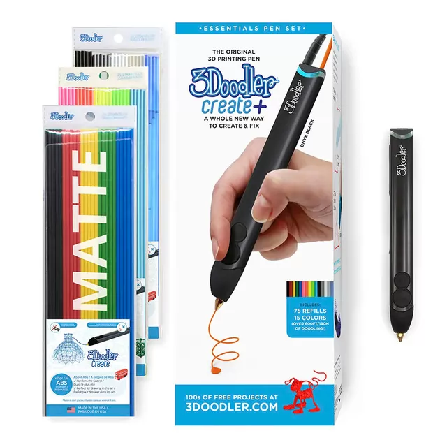 3D-Ручка 3Doodler Create Plus для професійного користування - Чорна