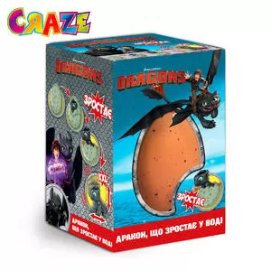 Іграшка, що зростає, в яйці - DreamWorks Dragons
