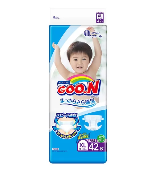 Подгузники Goo.N для детей коллекция 2020 (XL,12-20 кг) - 843132_1.jpg - № 1