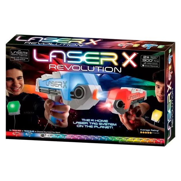 Ігровий набір для лазерних боїв - Laser X Revolution для двох гравців