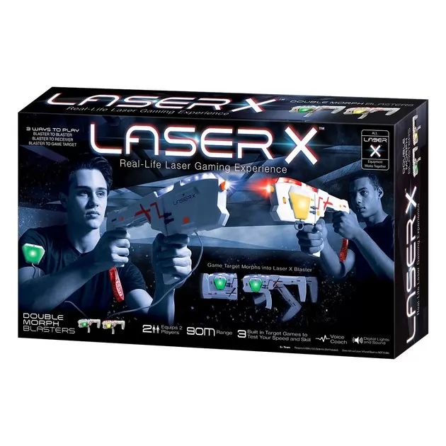Ігровий набір для лазерних боїв - Laser X Pro 2.0 для двох гравців