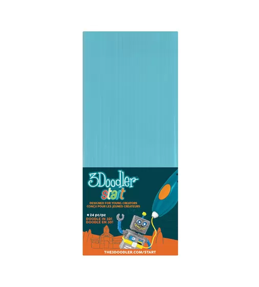 Набір Стрижнів Для 3D-Ручки 3Doodler Start (Блакитний) - 3DS-ECO05-BLUE-24_1.jpg - № 1