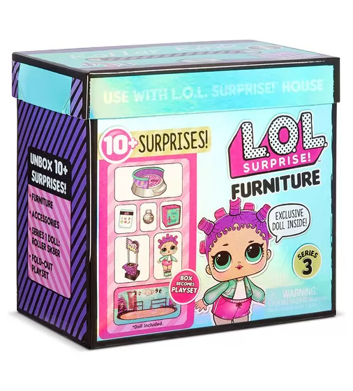 Игровой набор с куклой L.O.L. Surprise! серии Furniture" S2 - Роллердром Роллер-Леди" - 567103_1.jpg - № 1