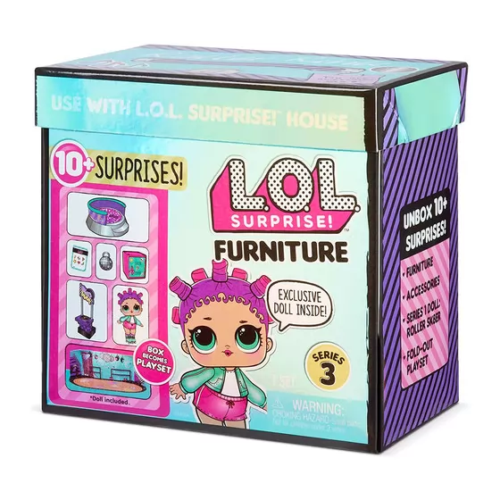 Игровой набор с куклой L.O.L. Surprise! серии Furniture" S2 - Роллердром Роллер-Леди"