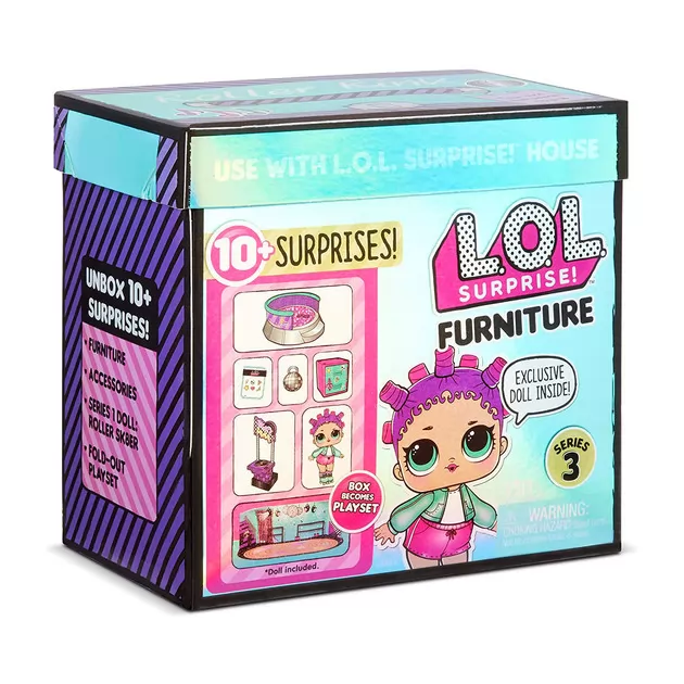 Ігровий набір з лялькою L.O.L. Surprise! серії Furniture" S2 - Роллердром Роллер-Леді"
