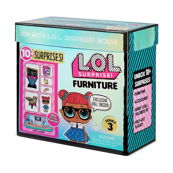 Ігровий набір з лялькою L.O.L. Surprise! серії  Furniture" S2 - Клас Розумниці"