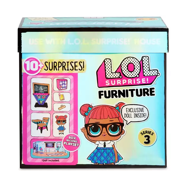 Игровой набор с куклой L.O.L. Surprise! серии Furniture" S2 - Класс Умницы"