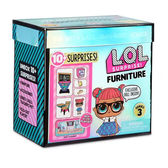Ігровий набір з лялькою L.O.L. Surprise! серії  Furniture" S2 - Клас Розумниці"