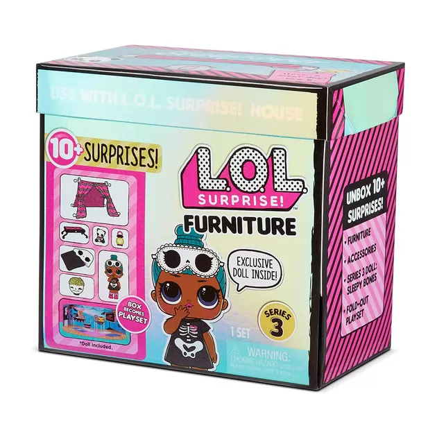 Ігровий набір з лялькою L.O.L. Surprise! серії  Furniture" S2 - Кімната Леді-Сплюшки"