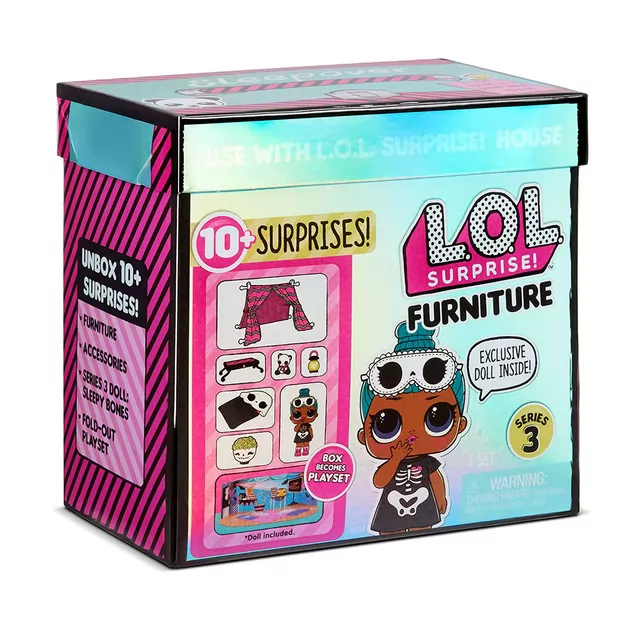 Ігровий набір з лялькою L.O.L. Surprise! серії  Furniture" S2 - Кімната Леді-Сплюшки"