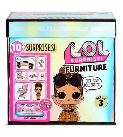 Игровой набор с куклой  L.O.L. Surprise! серии Furniture" S2 - Кабинет Леди-Босс" - 570042_2.jpg - № 2