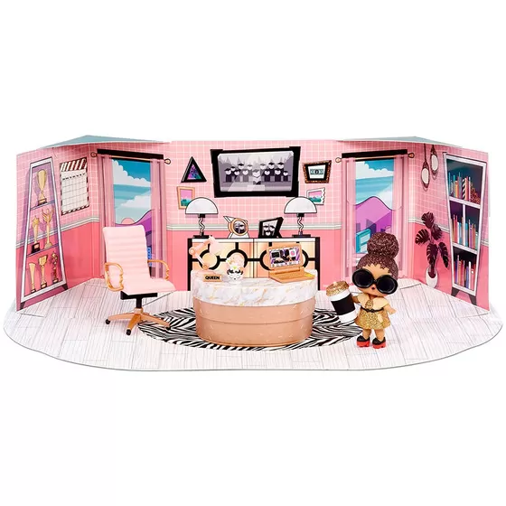 Ігровий набір з лялькою L.O.L. Surprise! серії  Furniture" S2 - Кабінет Леді-Бос"