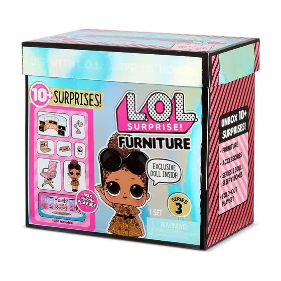 Игровой набор с куклой  L.O.L. Surprise! серии Furniture" S2 - Кабинет Леди-Босс"