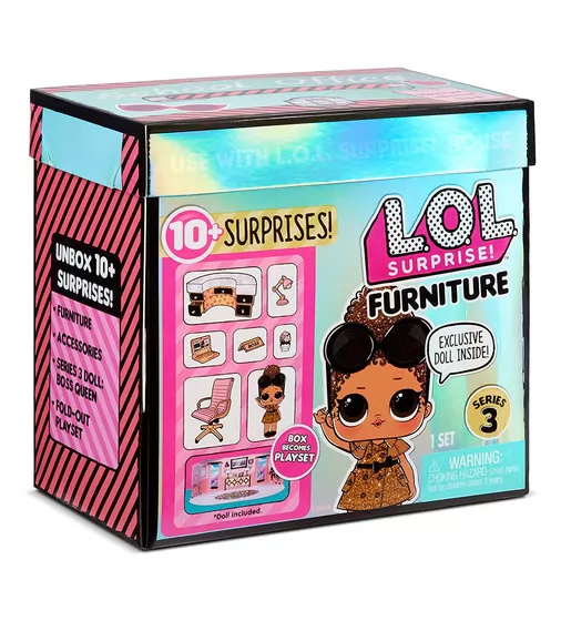 Игровой набор с куклой  L.O.L. Surprise! серии Furniture" S2 - Кабинет Леди-Босс" - 570042_1.jpg - № 1