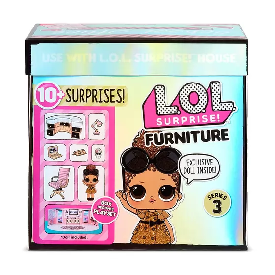Игровой набор с куклой  L.O.L. Surprise! серии Furniture" S2 - Кабинет Леди-Босс"