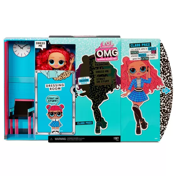 Игровой набор с куклой L.O.L. Surprise! серии O.M.G" S3 - Отличница"