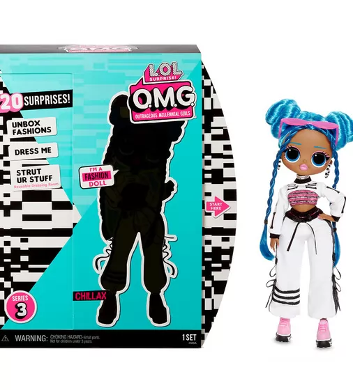 Игровой набор с куклой L.O.L. Surprise! серии O.M.G" S3 - Леди-Релакс" - 567165_1.jpg - № 1
