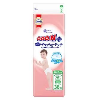 Подгузники Goo.N Plus для детей (размер 5(XL), 12-20 кг, 38 шт.)