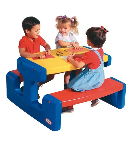 Ігровий столик для пікніка - Яскраві кольори (синій) - 466800060_1.jpg - № 1