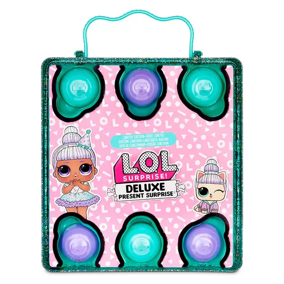 Игровой набор с экскл.куклой L.O.L. Surprise!  серии Present Surprise" - Суперподарок (бирюзовый)"