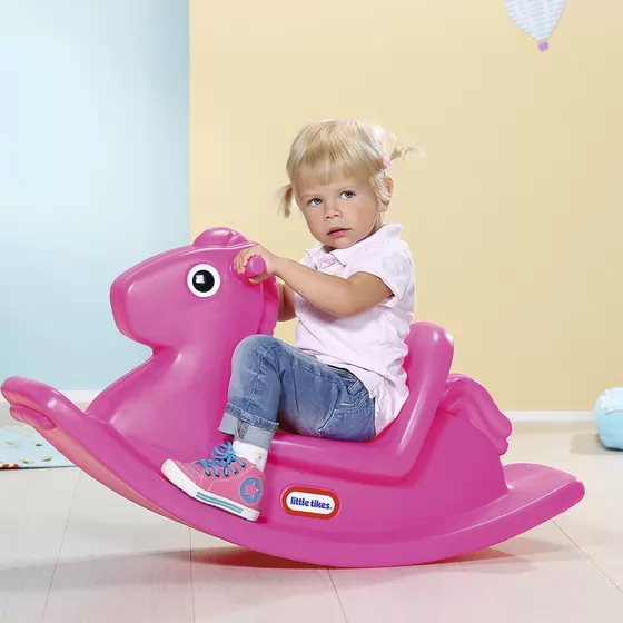 Качалка - Веселая лошадка S2 (розовая)