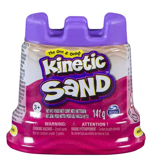 Пісок Для Дитячої Творчості Kinetic Sand Міні Фортеця (Рожевий) - 71419Pn_1.jpg - № 1