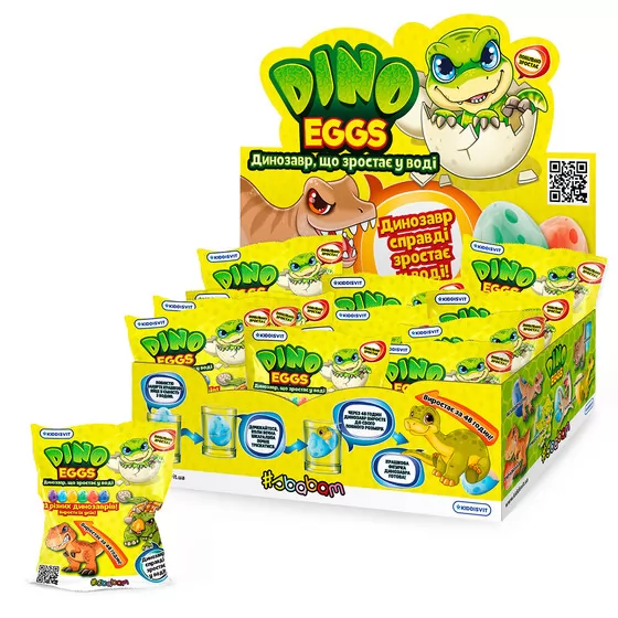 Іграшка, що зростає, в яйці «Dino eggs» - Динозаври