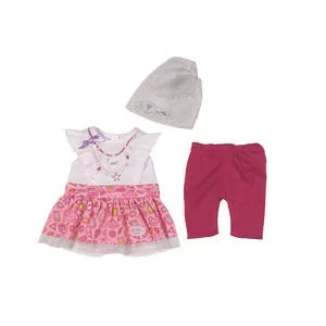 Набор Одежды Для Куклы Baby Born - Модный Сезон (Белое С Розовым Платье)
