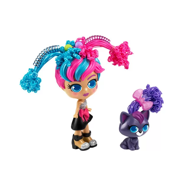 Игровой набор с куклой и питомцем Curligirls - Модница Милли и Вог