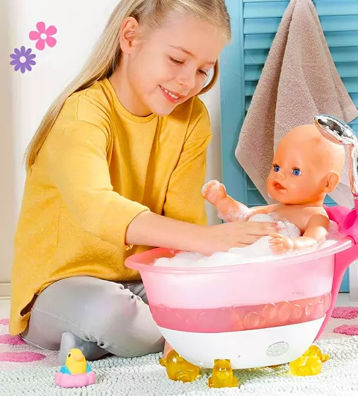 Автоматична ванночка для ляльки Baby Born - Кумедне купання - 828366_6.jpg - № 6