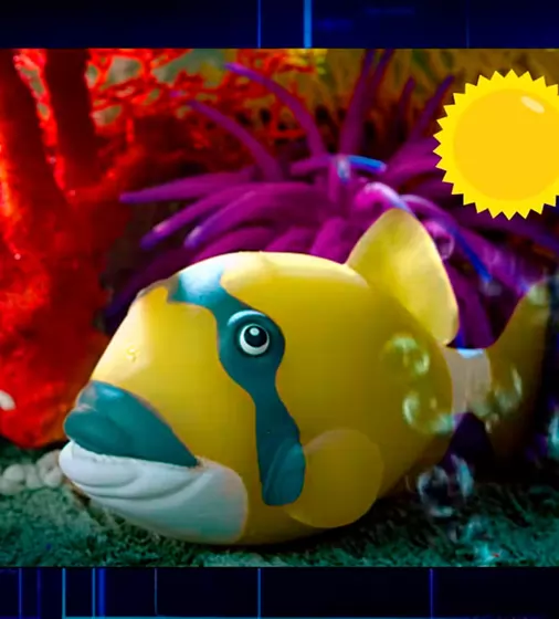 Стретч-игрушка в виде животного  – Повелители тропических рифов (12 шт, в дисплее) - T144-2018-CDU_16.jpg - № 16