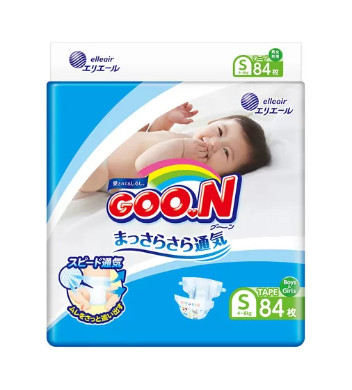Подгузники Goo.N для детей коллекция 2020 (S, 4-8 кг) - 843153_1.jpg - № 1