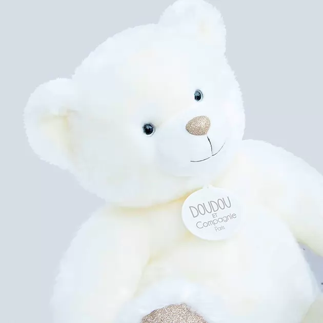 М'яка іграшка Doudou &ndash; Ведмедик білий (40 cm)