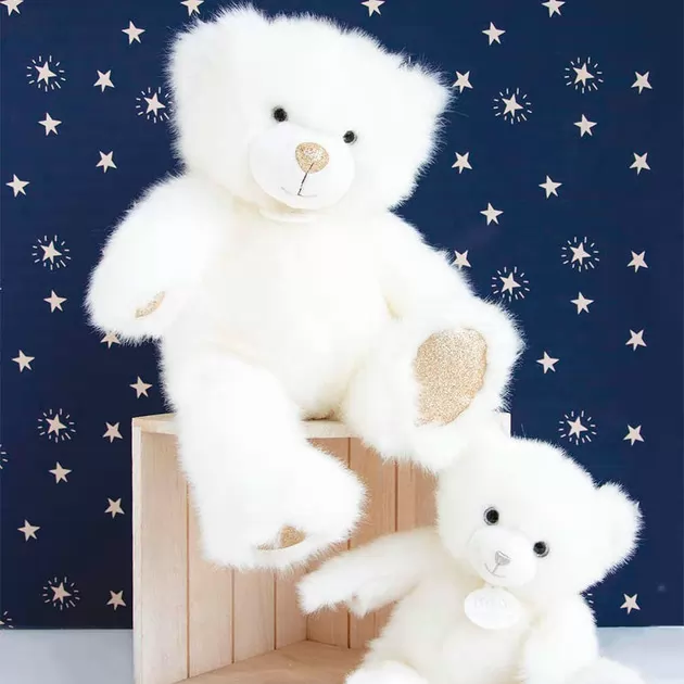 М'яка іграшка Doudou &ndash; Ведмедик білий (40 cm)