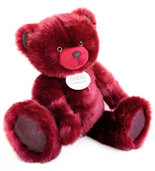 М'яка іграшка Doudou – Ведмедик бордовий (80 cm) - DC3577_1.jpg - № 1