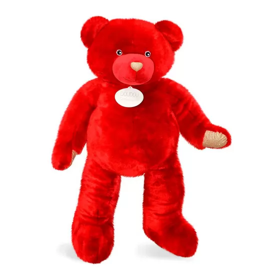 Мягкая игрушка Doudou – Медвежонок красный (200 cm)