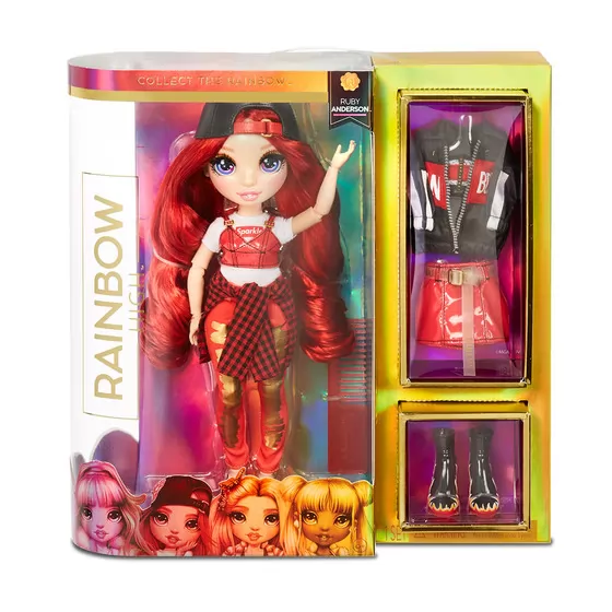 Кукла Rainbow High - Руби (с аксессуарами)