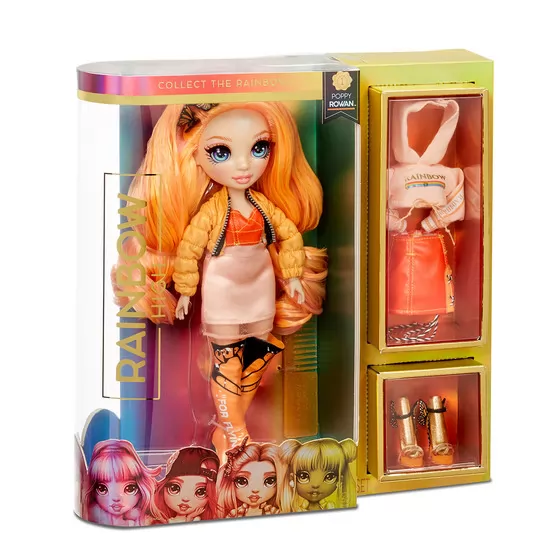 Кукла Rainbow High - Поппи (с аксессуарами)