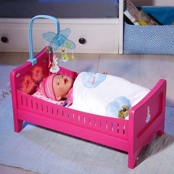 Інтерактивне ліжечко для ляльки BABY BORN - Веселкові сни