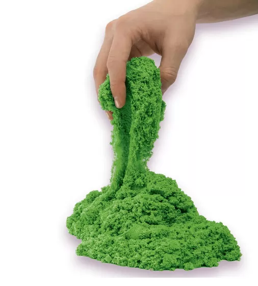 Песок для детского творчества - KINETIC SAND COLOUR (зеленый, 907 g) - 71453G_3.jpg - № 3