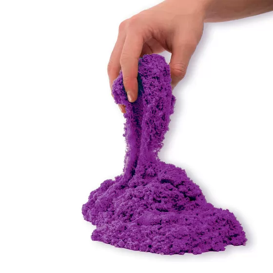 Пісок для дитячої творчості - KINETIC SAND COLOUR (фіолетовий, 907 g)