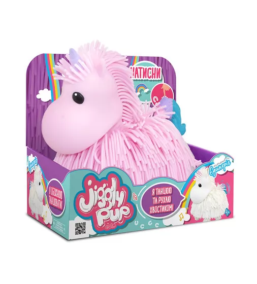 Интерактивная игрушка Jiggly Pup - Волшебный единорог (розовый) - JP002-WB-PI_7.jpg - № 7
