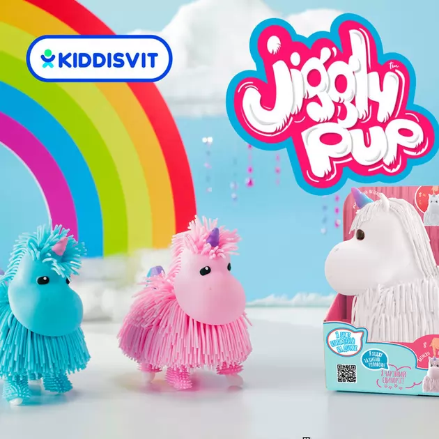 Інтерактивна іграшка Jiggly Pup - Чарівний єдиноріг (рожевий)